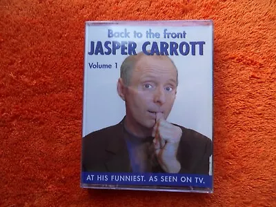 * New & Sealed * BACK TO THE FRONT - JASPER CARROTT Vol 1 - Audio Book Cassette • £9.99