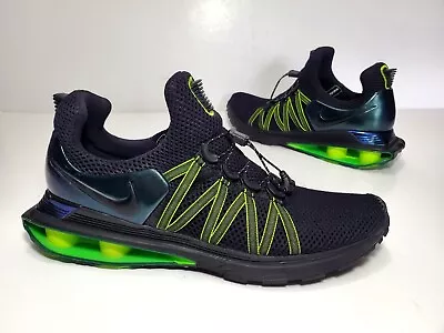 Nike Shox Gravity Black Gorge Green Mens Sz 11 AR1999-003 Running Shoes • $65