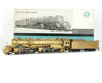 AKANE MODEL TRAINS HO H0 BRASS B&O Class EM-1 2-8-8-4  Unpainted • $1564.50