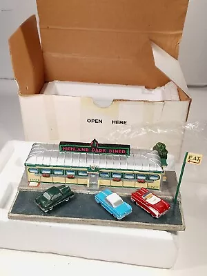 $29.99 • Buy 1993 Danbury Mint Highland Park Diner Rochester New York Classic American NIB 