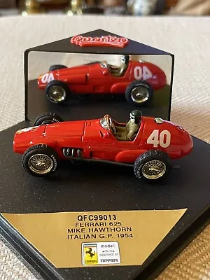 Quartzo Ferrari 625 1:43 Mike Hawthorn Italian GP 1954 • £20