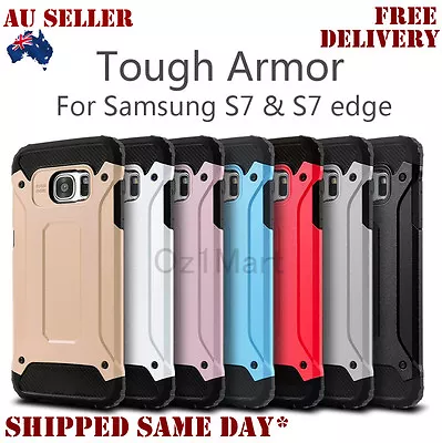 Top Quality Tough Slim Armor Cover Hard Case For Samsung Galaxy S7 & S7 Edge • $8.70