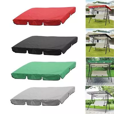 Replacement Canopy For Swing Seat 2/3 Seater Size Garden Park Hammock Top Cover • £12.56