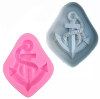 £8 • Buy Anchor Silicone Mould, Nautical Cake Decoration, Sugarpaste Icing Mold, Resin