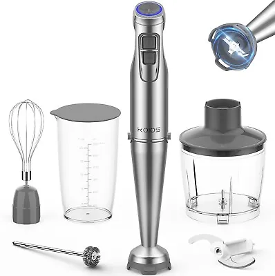 12 Speed 1100W 5 In 1 Immersion Electric Hand Blender Stick Chopper Mixer Juicer • $38.99