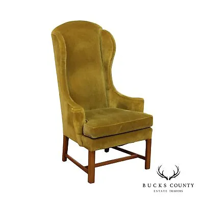 Chippendale Style Tall Back Wing Chair • $395