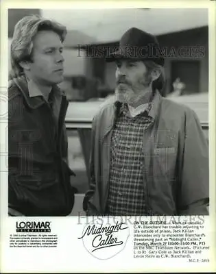 1990 Press Photo Gary Cole And Levon Helm Star In NBC-TV  Midnight Caller.  • £12.54
