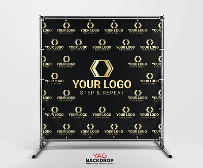 Custom Logo Step And Repeat Backdrop Personalized Logo Wall Banner Photography • $85.90
