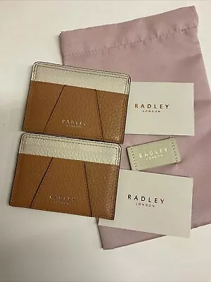 Two Of Radley London Credit Card Holders Small NWT • £38.60