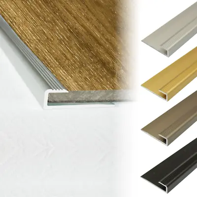 Luxury Click Vinyl Flooring Edge Profile Trim Threshold Door Floor Bar Lvt C63 • £4.99