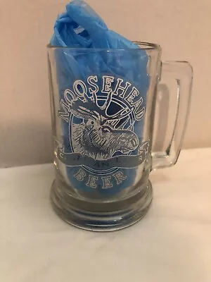 Moosehead Canadian Lager Beer 5 1/4  Handled Glass Mug 14oz • $8.99