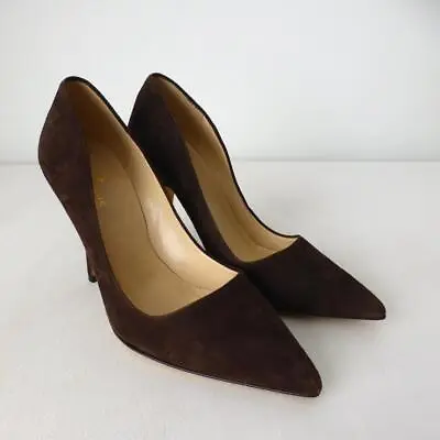 KATE SPADE NEW YORK Size 6B High Heel Shoes Brown Suede  Pumps NEW Made In Italy • $225