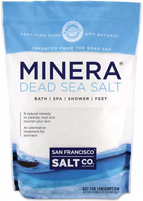 Minera Natural Dead Sea Salt - 5 Lbs. Bulk - Fine Grain • $31.02