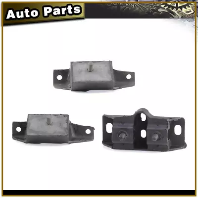 3pcs Motor & Transmission Mount Kit Fits Mustang 289 Engine 1966 Before 3 / 1966 • $58.59