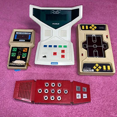 BAMBINO FOOTBALL Basketball Handheld Electronic  Arcade Video Game Sears Merlin • $35