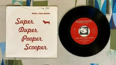 Mara Lynn Brown 45 W PS Super Duper Pooper Scooper 1968Novelty VG+/VG++ • $10