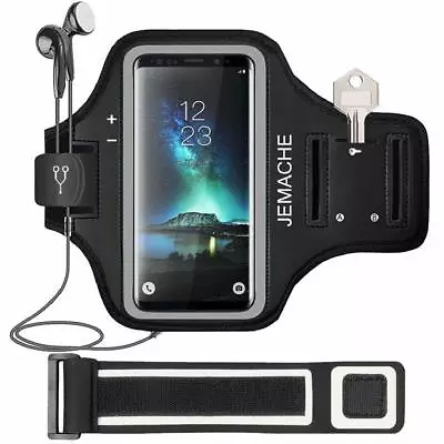 Armband Samsung Galaxy S10/S9/S8/S7 Edge With Key/Card Holder Gym Runnng Workout • $35.76