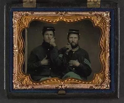 American Civil WarUnidentified SoldiersUnion UniformsCigars1861-1865 • $9.99