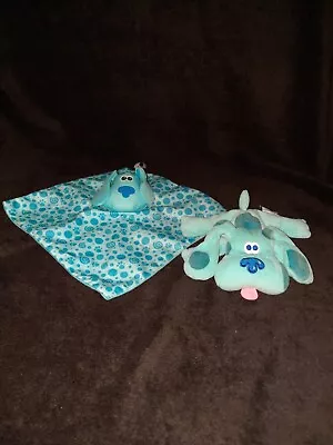 Blues Clues Mini Baby Lovey Security Blanket & Magnetic 6  Plush • $10