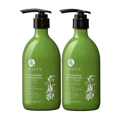 Luseta Macadamia And Argan Oil Shampoo And Conditioner Set (2 X 16.9 Oz.)  • $25.19