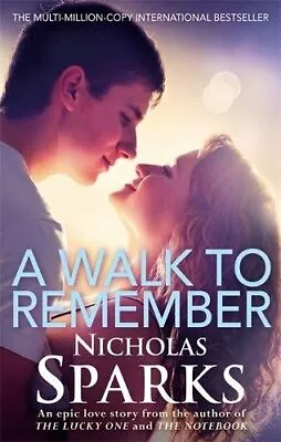 A Walk To Remember By Sparks Nicholas Book The Fast Free Shipping • $8.29