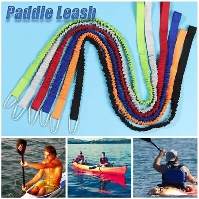 Kayak Canoe Paddle Fishing Leash Rope Rod Leash Safety Lanyard Boat Accessories • £8