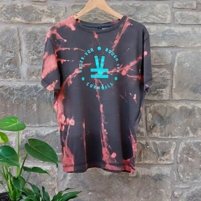 £10.13 • Buy Custom Acid Wash, Tie Dye Hager Vor Cornwall Tee Large