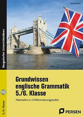 Manfred Bojes Grundwissen Englische Grammatik - 5./6. Klasse • £24.80