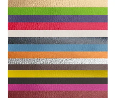 Faux Leather Leatherette Grain Fabric Material A4 Or A5 Sheets For Crafts & Bows • £1.98