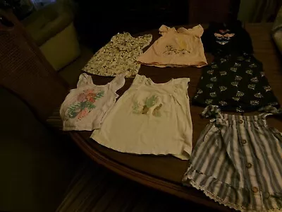 Lot Of 7 3T Girls Tops Disney Jumping Beans Baby Gap Savannah Emma's Garden • $20.50