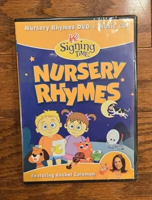 Signing Time: Nursery Rhymes (DVD/CD 2017) Rachel Coleman ASL / NEW SEALED  • $14.99