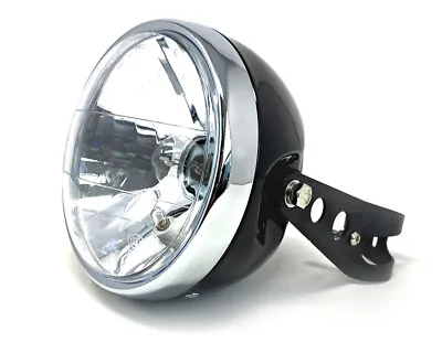 $74.04 • Buy Motorbike Headlight 6.5  With Brackets For Suzuki GSF 400 600 650 Bandit GZ125