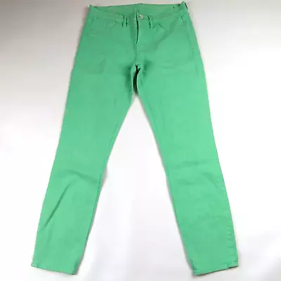 MADEWELL Mint Green Skinny Skinny Ankle JEans Size 28 • $28.44