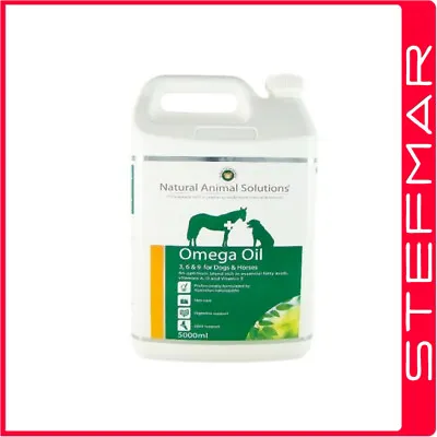 Natural Animal Solutions Omega 3 6 9 Oil Dogs/Horses 5L • $145.45