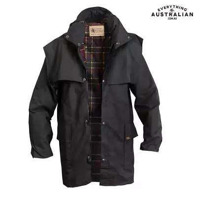 Genuine Australian Bushwear Oilskin Japara Black • £102.36