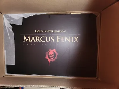 New GEARS IF WAR Marcus Fenix Epic Bust SEALED GOLD Statue LE #85/100  • $4500