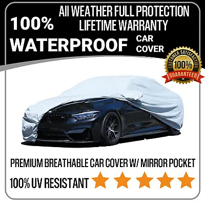 Full Protection Waterproof UV Mirror Pocket Car Cover For 1992-1997 VOLVO 960 • $99.99
