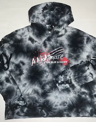 £46.55 • Buy Nightmare On Elm Street Freddy Krueger Cropped Hoodie Plus Size 2 New