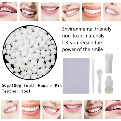 50g/100g Tooth Repair Kit-Thermal Beads For Filling Fix The Missing Broken Tooth • $8.99