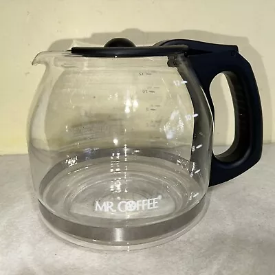 Mr. Coffee 12 Cup Replacement Glass Carafe Black Coffee Pot Appears New! EUC 2A • $18.99
