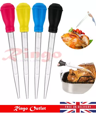 Turkey Baster Chef Cooking Gravy BBQ Flavour Food Tube Syringe Pump Pipe Pipet • £9.99