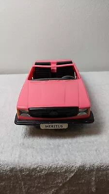 Vintage 1983 Meritus D649 Barbie Doll Pink Mercedes Benz Convertible Barbie Car • $24.99