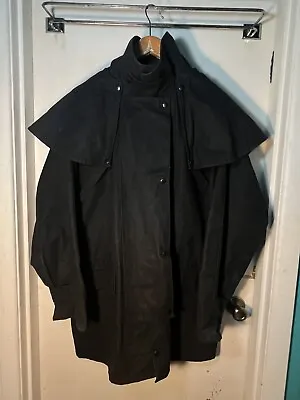 Vintage Australian Outfitters Oilskin Coat Short Duster Men's Size XL Australia • $74.99