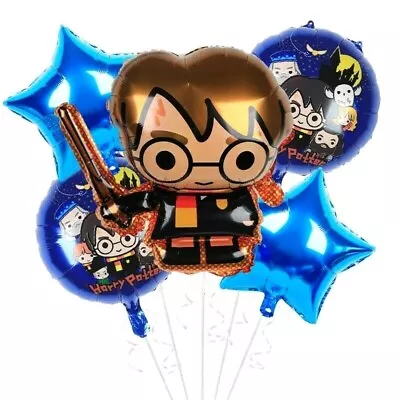 5pcs Harry Potter Foil Balloon Set Party Supplies Kid Birthday Decoration • $9.90