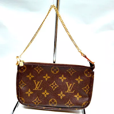 Louis Vuitton LV Accessory Pouch  Bucket Pouch Brown Monogram 3039959 • $66