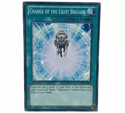 YUGIOH Charge Of The Light Brigade SR02-EN033 Common Card 1st Edition LP • £5.99