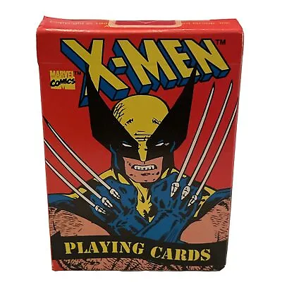 Marvel X-Men Playing Cards In Factory Sealed Box (1993) Made USA • $22.71