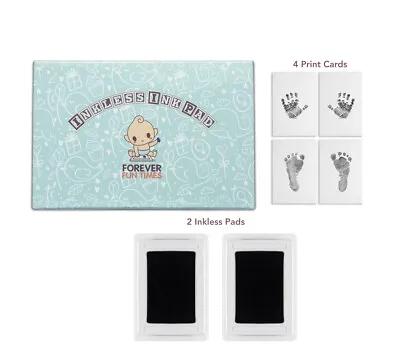 Baby Inkless Handprint & Footprint Kit - Baby Shower Gift - Hand And Foot Prints • £15.99