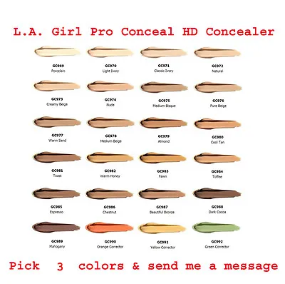 $9.98 • Buy L.A. Girl Pro Conceal HD Concealer /  Pick 3 Colors