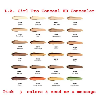 L.A. Girl Pro Conceal HD Concealer /  Pick 3 Colors • $12.98